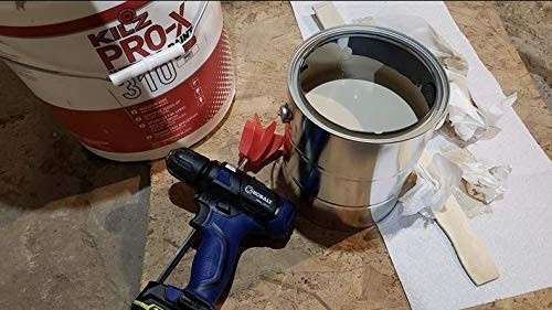 Paint Mixer Drill Attachment – Helix Mixer for 1 Gallon of Paint Epoxy, Resin…