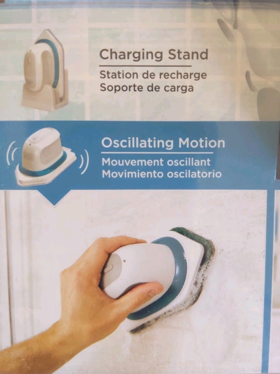 Black + Decker Scumbuster Pro Rechargeable Powered Scrubber BHPC210 New/Sealed