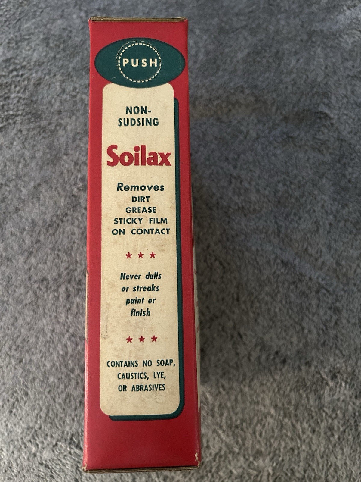 Soilax Vintage Powdered Cleaner Wall Floor 3 Lb Box Collectible Vintage 1965