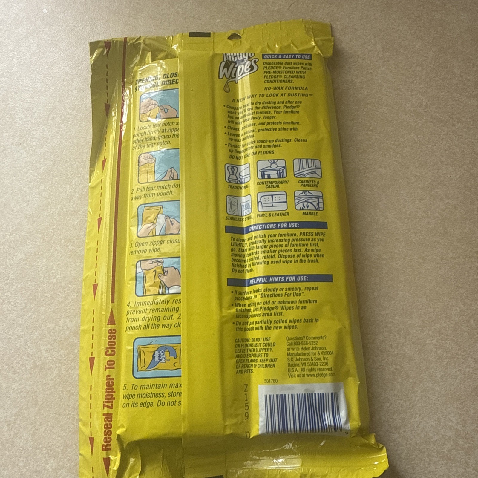 Pledge Expert Care Wood Wipes Shines And Protects Lemon Also Leather