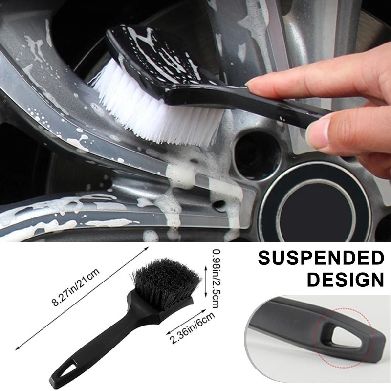 Car Wheel Tire Rim Cleaning Brush Detailing Washing Tool