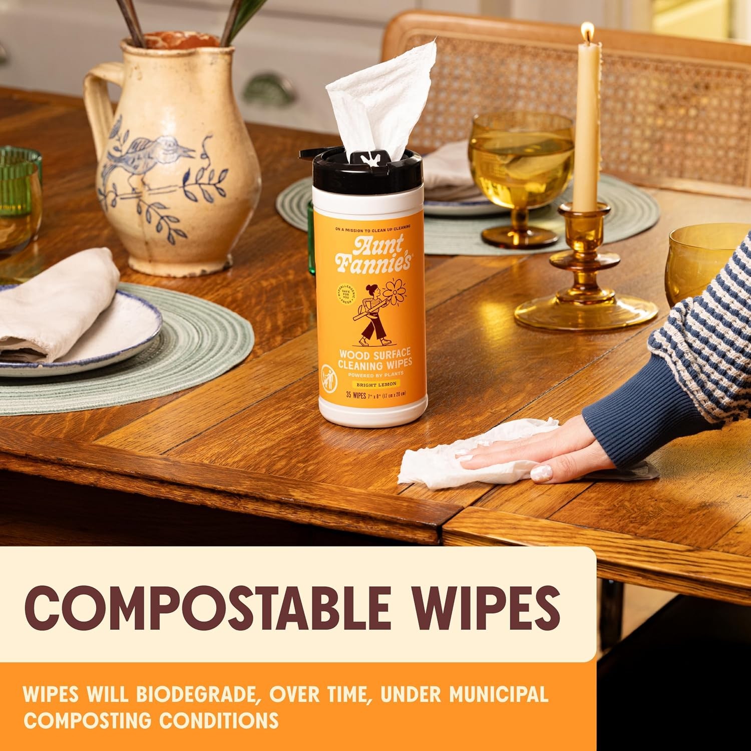 Wood Surface Cleaning Wipes Multipurpose Wood Surface Cleaner Cabinets Furniture