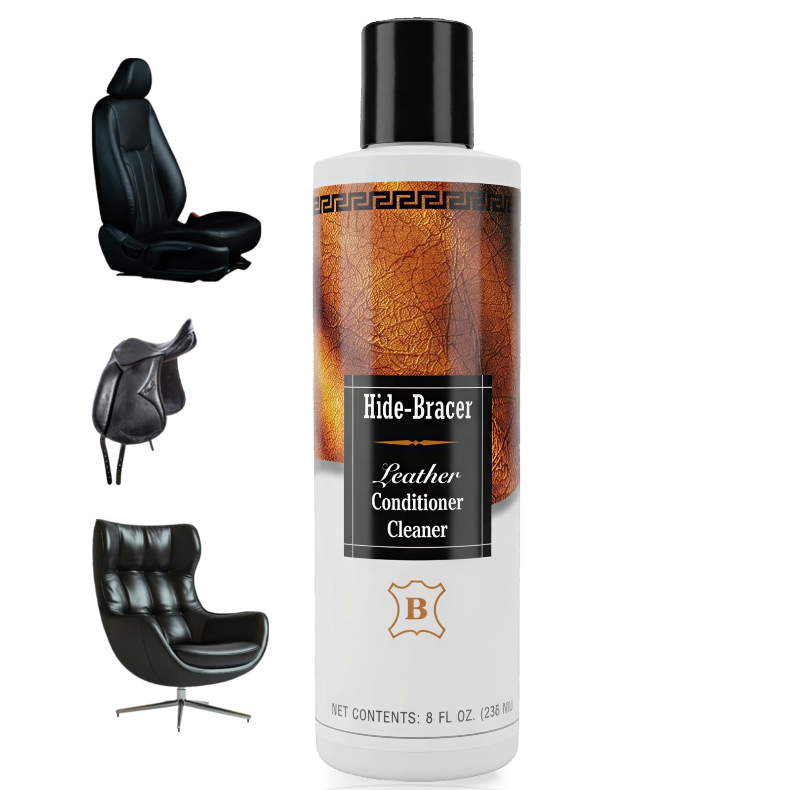 Leather Cleaner & Conditioner 8oz | Cleans, Protects & Conditions Leather | Prev