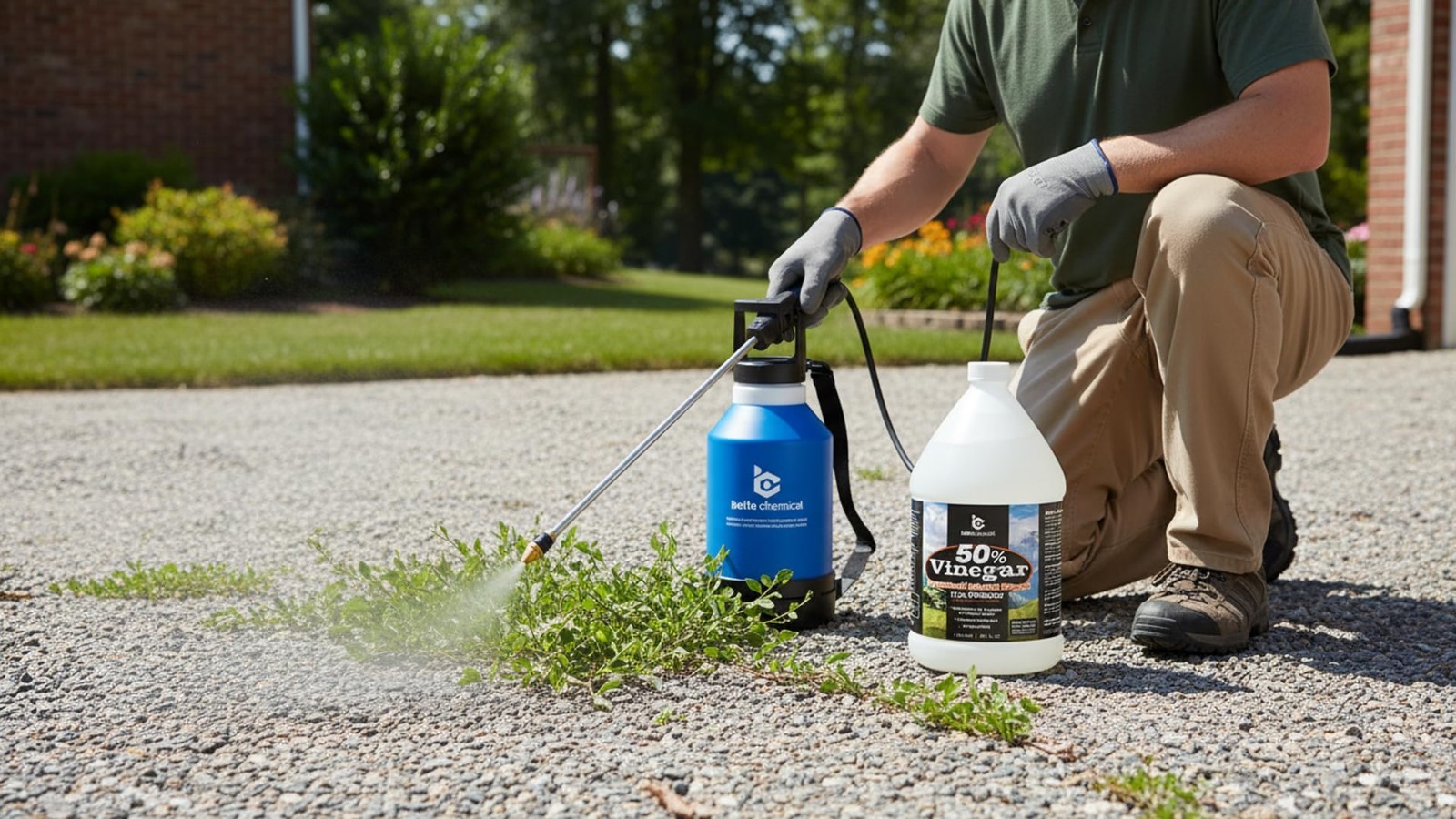 50% Pure Concentrated Vinegar – 125x Stronger Cleaner for Indoor & Outdoor Use (