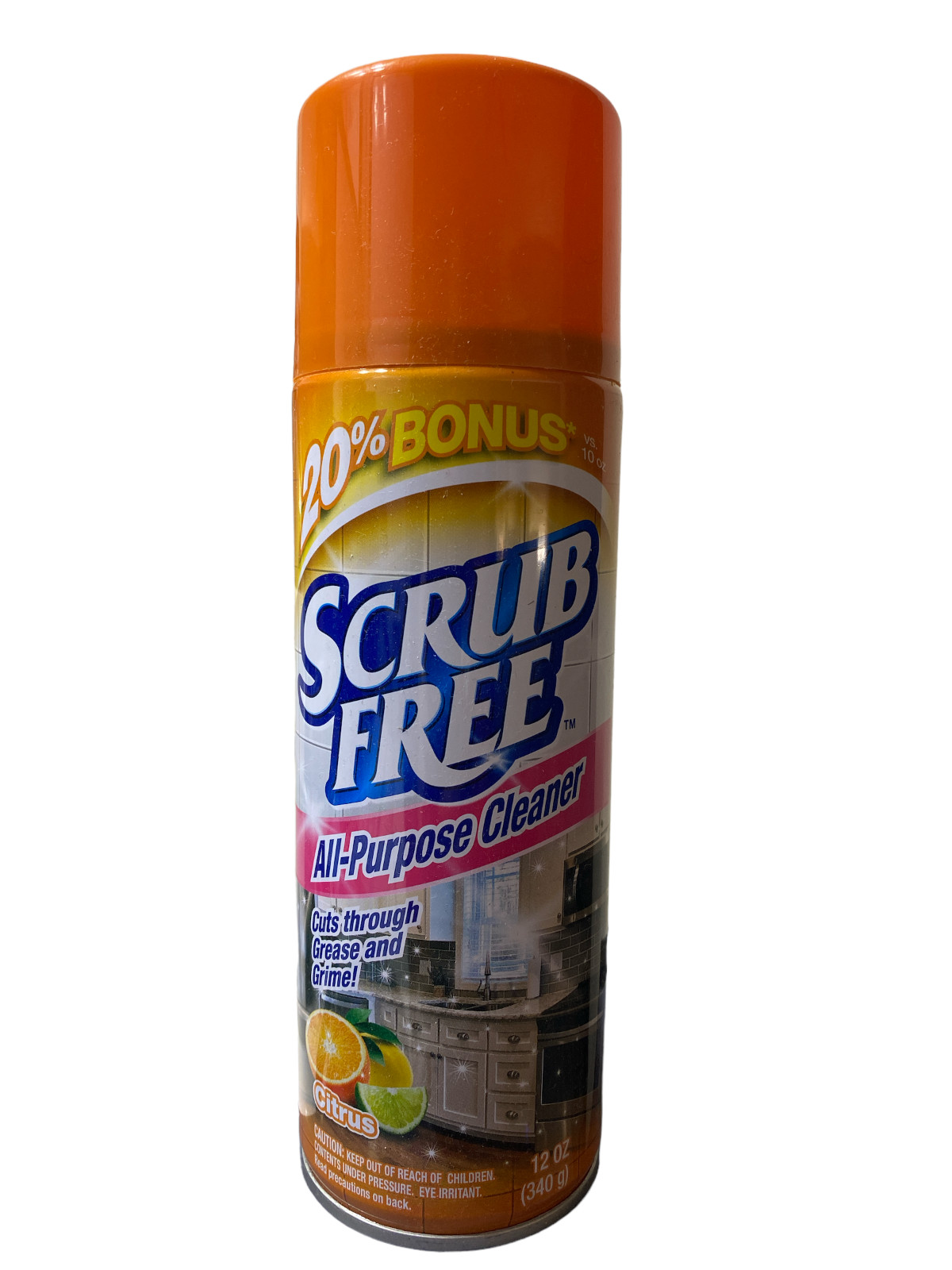 Scrub Free All Purpose Cleaner Cuts Through Grease and Grime Citrus Smell 2 Pack