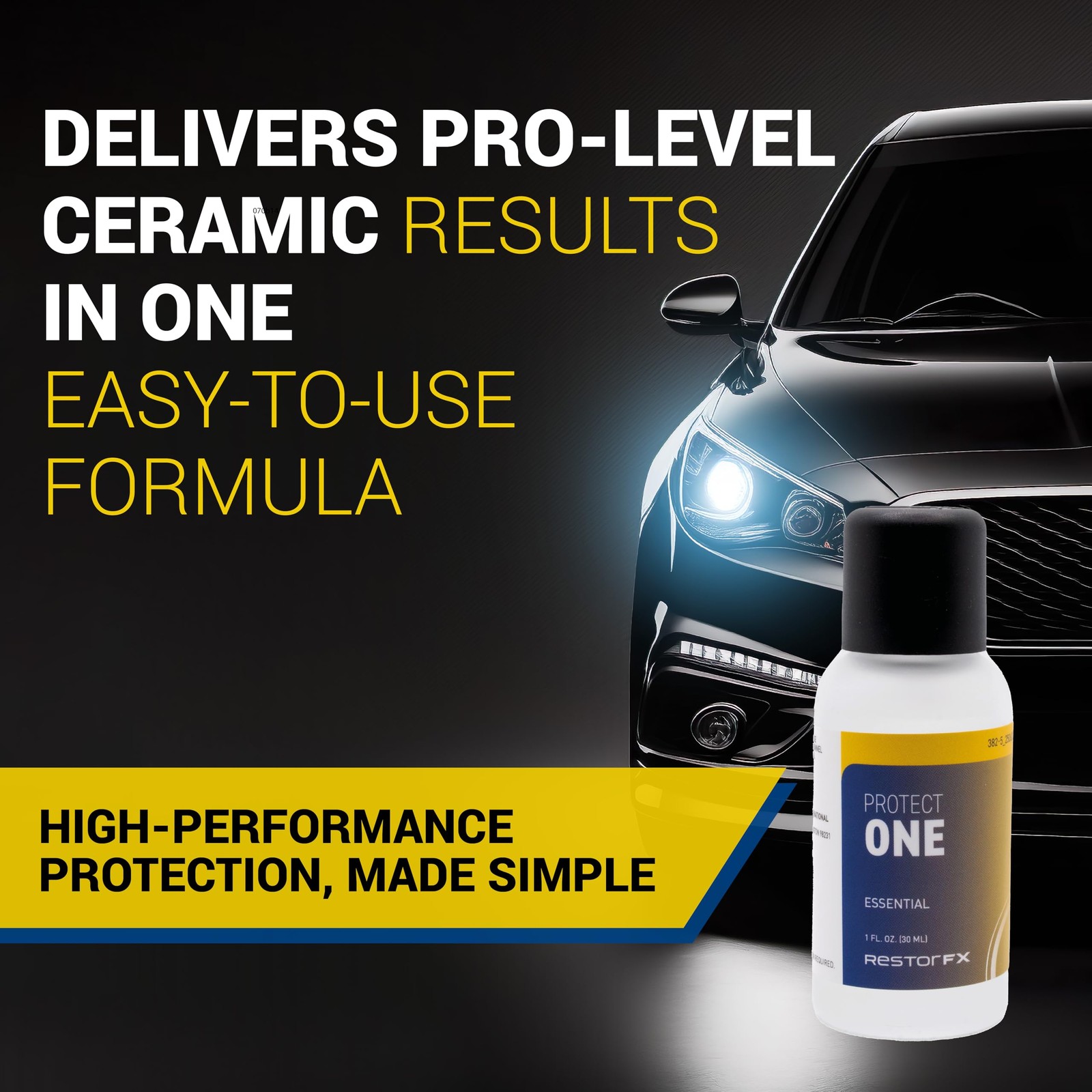 RestorFX Protect One Ceramic Coating for Cars – SiO2 Paint Protection – 1 Yea…