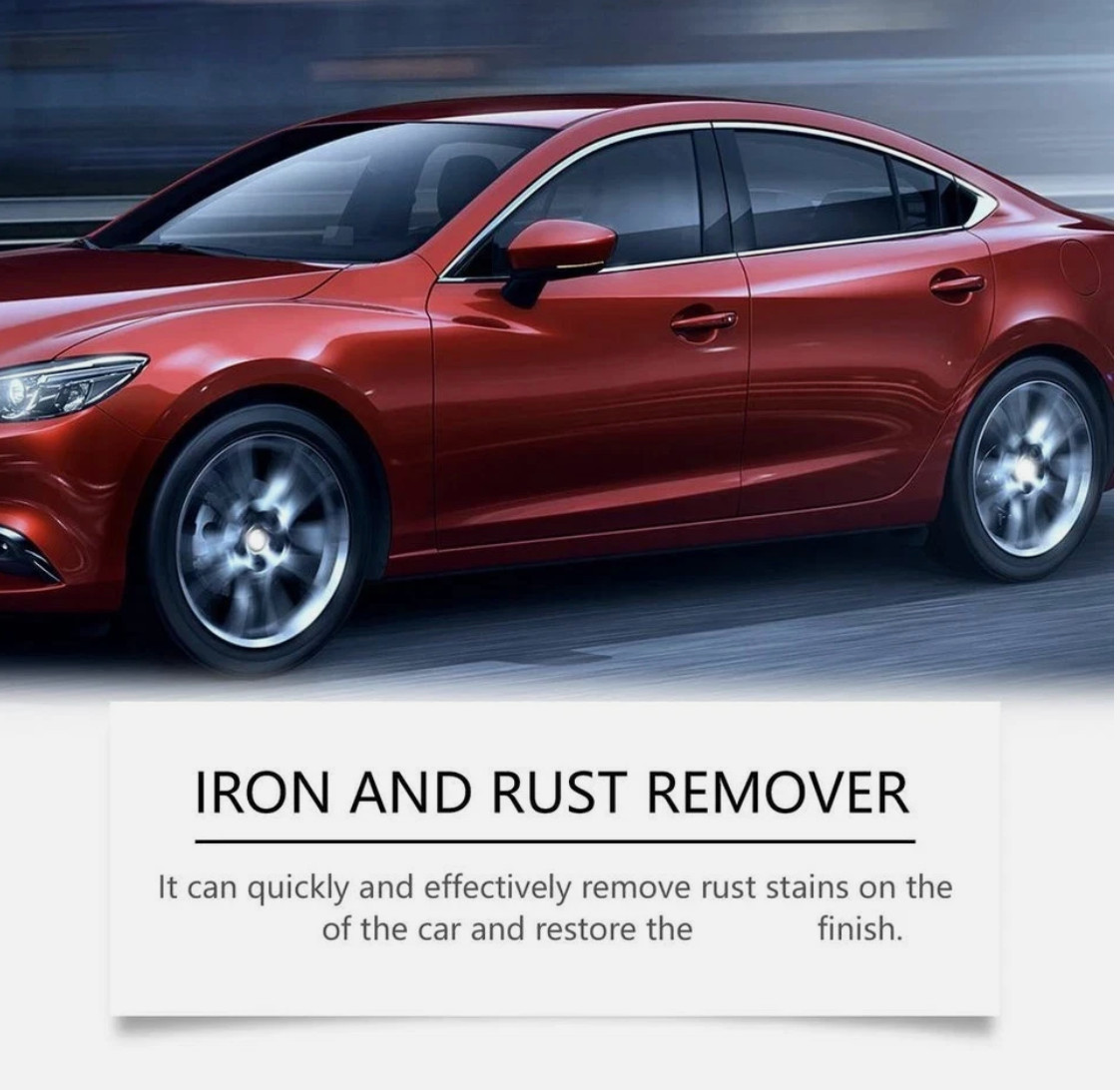 Iron Eraser Rust Remover Spray, Car Wheel Paint Brake Dust Fast Cleaner 120ml