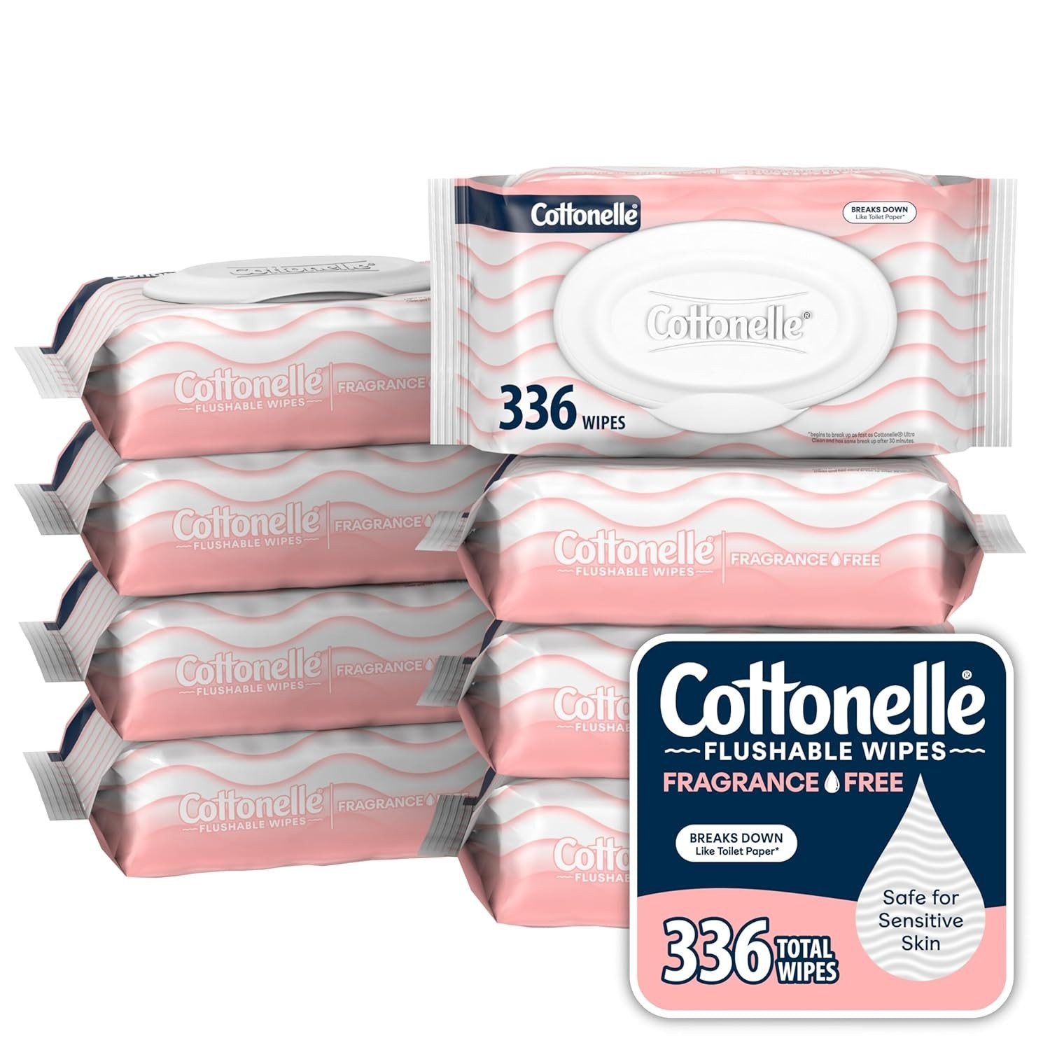 Soothing Cottonelle Fragrance Free Wipes – Perfect for Sensitive Adult Skin