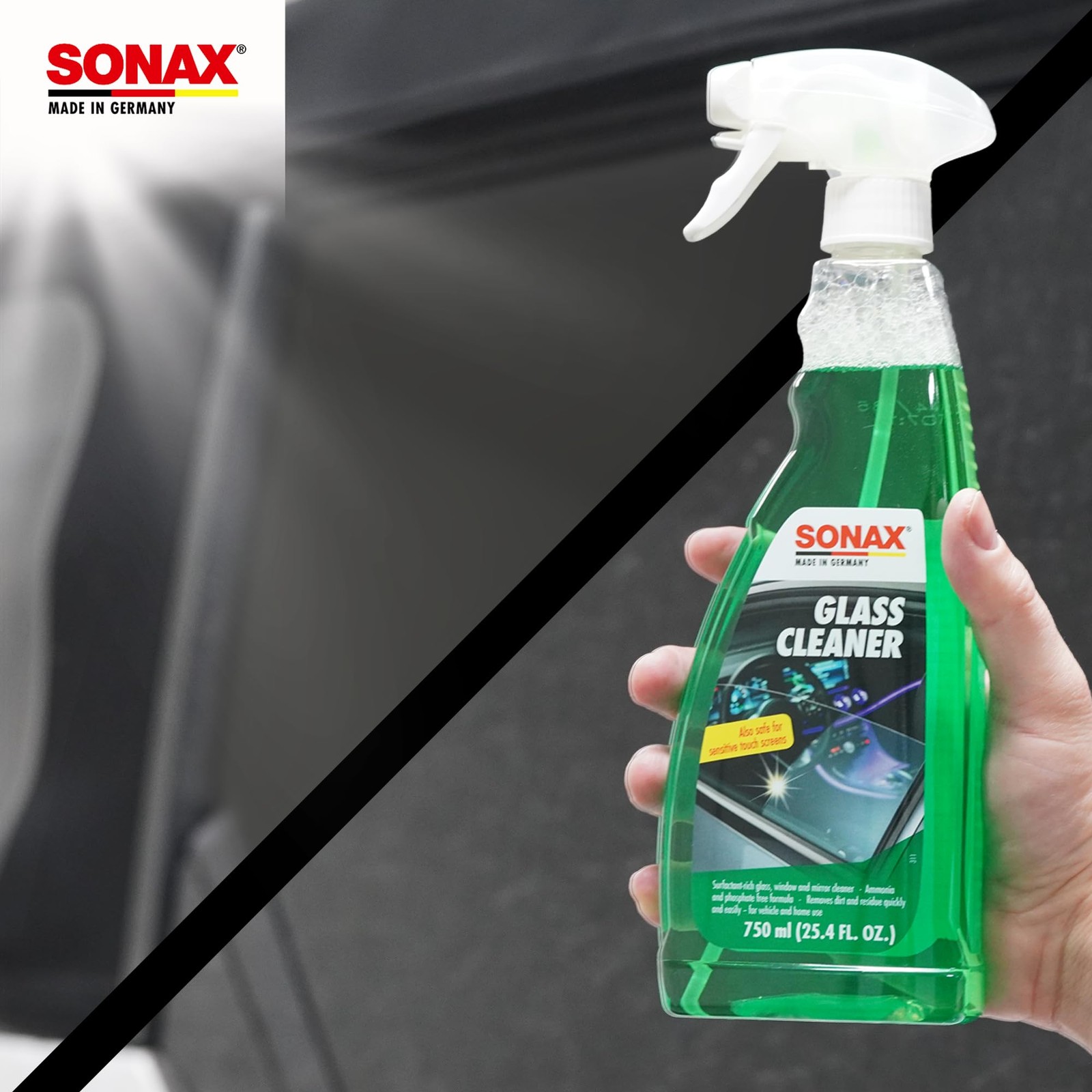 Glass Cleaner 338400 | Powerful Streak Formula for Crystal Clear Windows and …