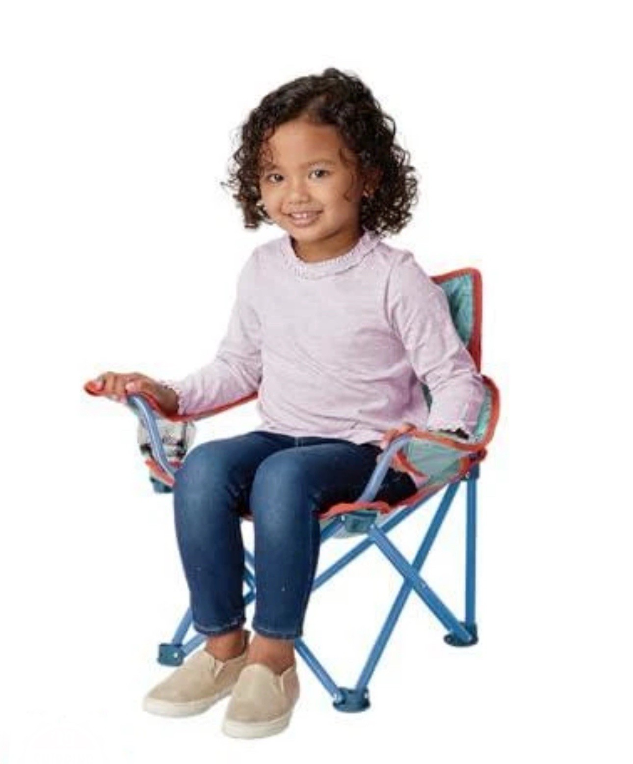 ChildChair Foldable Camp Chair-Fold & Go for Park, Beach, Pool, Disney Stitch