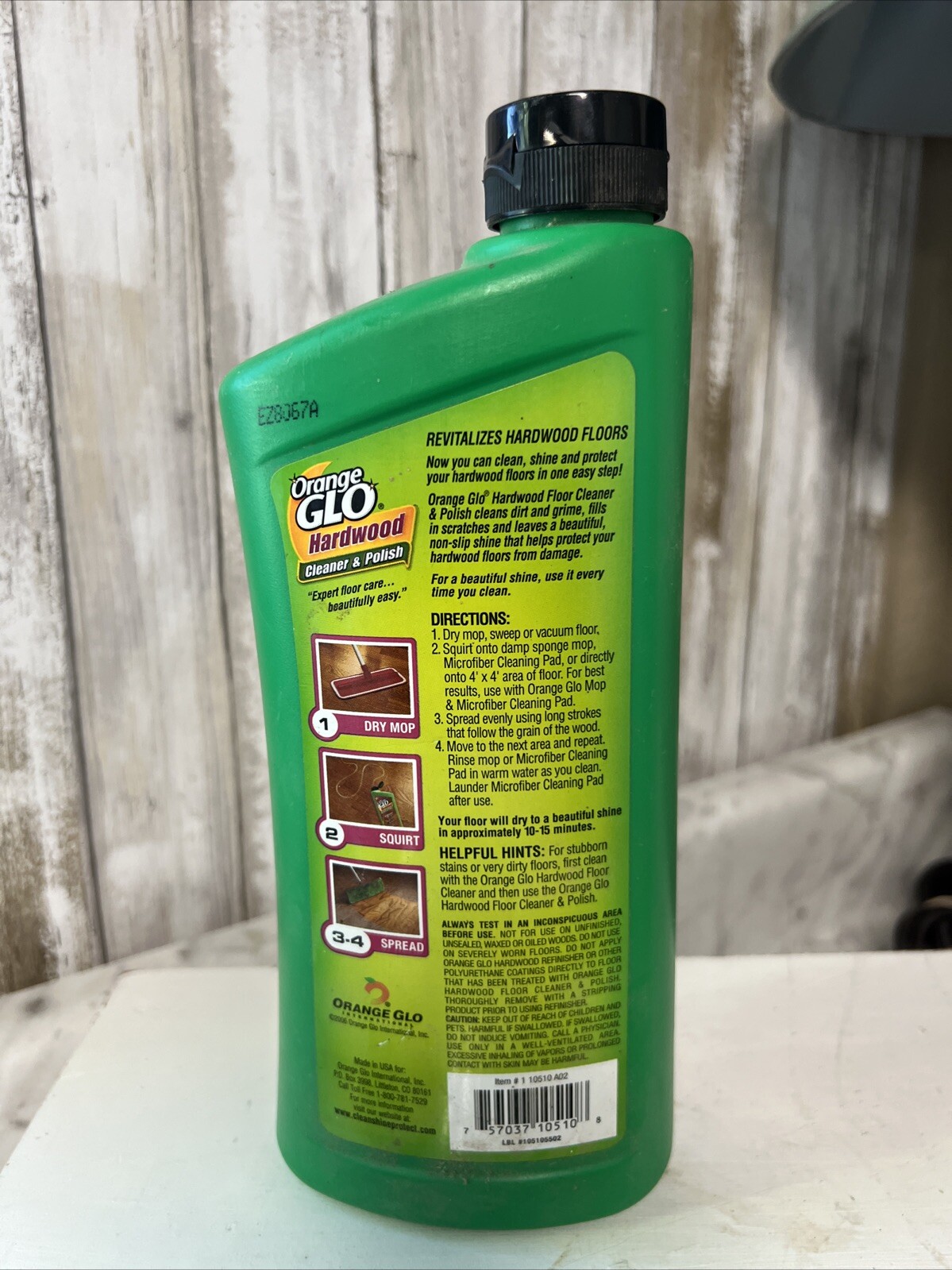 Orange Glo Fresh Orange Scent 4-in-1 Monthly Polish Hardwood Floor, 24 Fl. Oz.