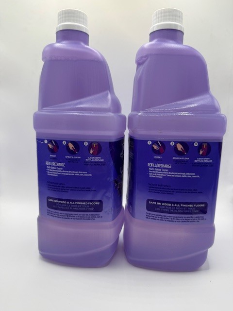 Swiffer WetJet Floor Cleaner Refill Lavender Febreze Scent 42.2 oz Lot of 2 NEW