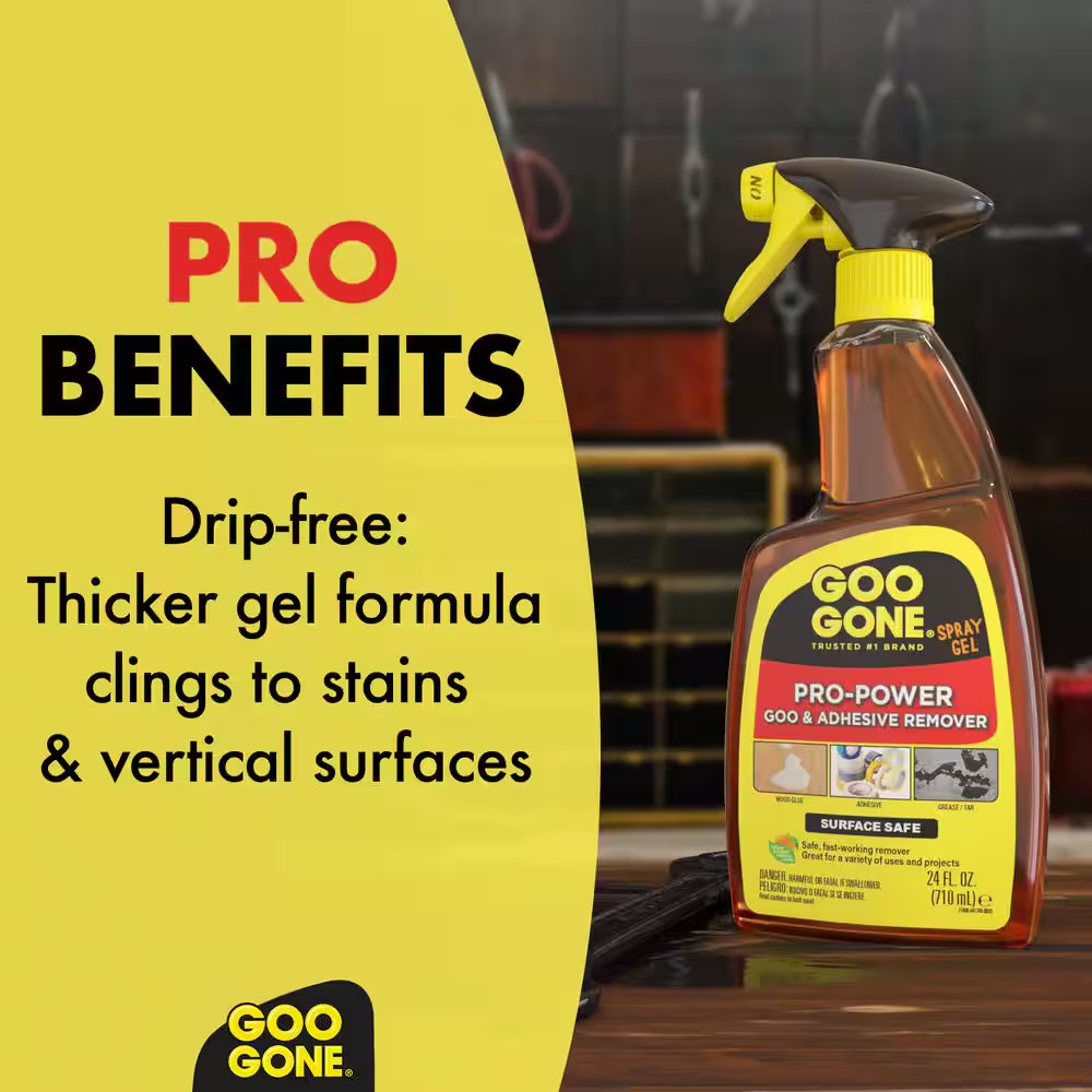24 Oz. Pro-Power Adhesive Remover Spray Gel