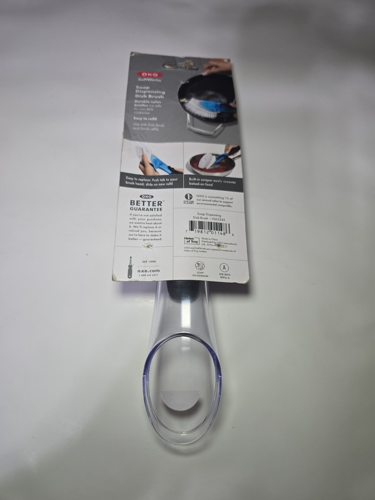 OXO Good Grips Soap Dispensing Dish Brush Handle Only – No Brush Head – New