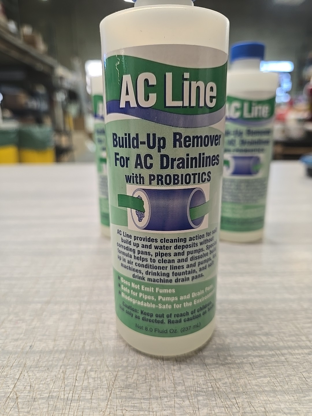 AC Line Build-Up Remover For AC Drainlines- 8 Fl Oz Bottles- PACK OF 4