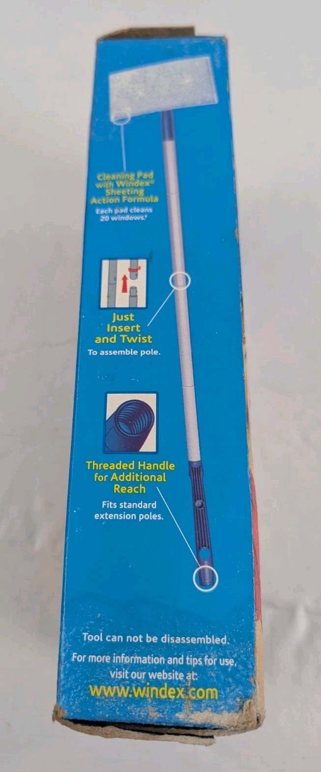 Windex Outdoor All-In-One Outdoor Glass & Window Cleaning Tool Starter Kit READ