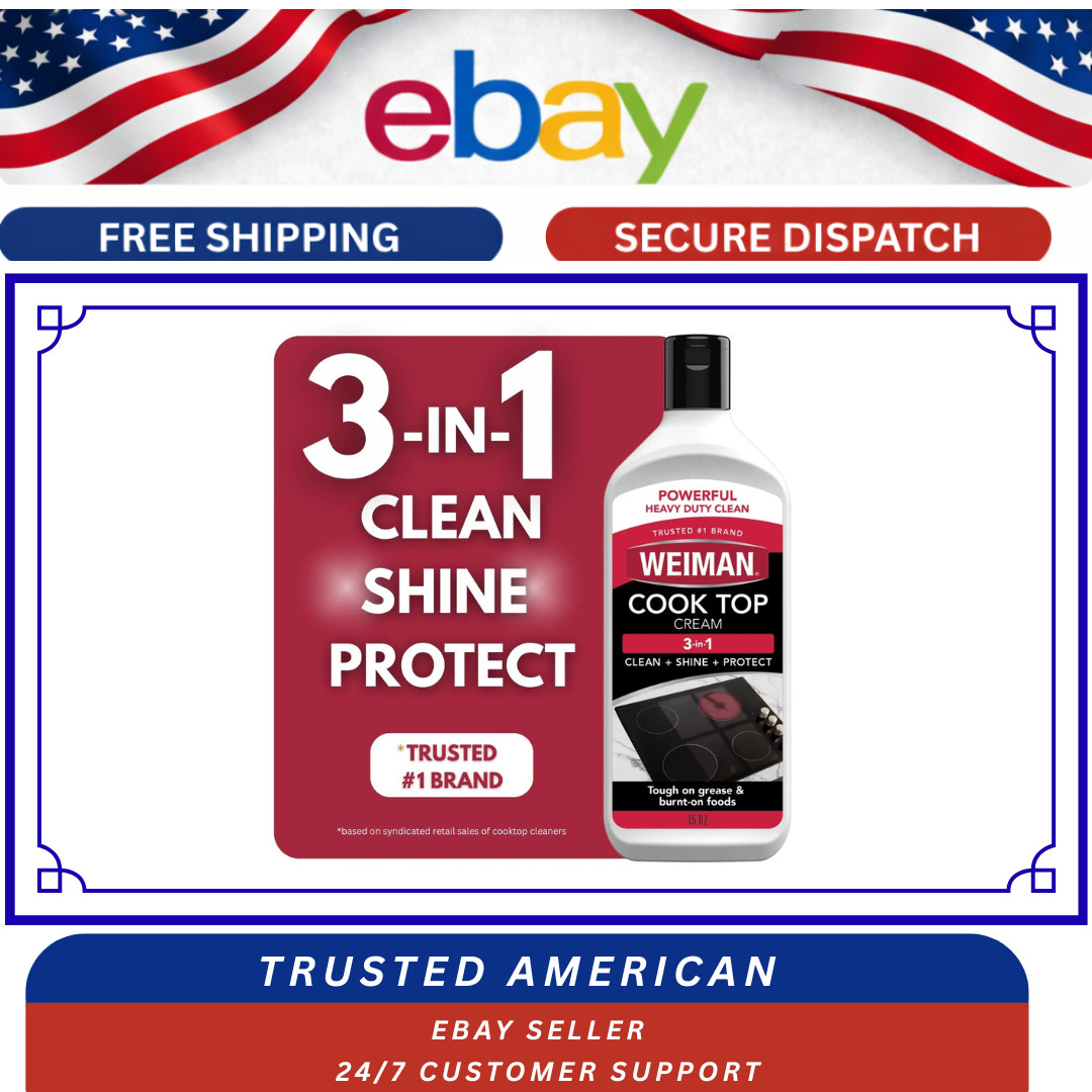 Weiman Glass Cook Top Cleaner, 15 Oz || Free Shipping