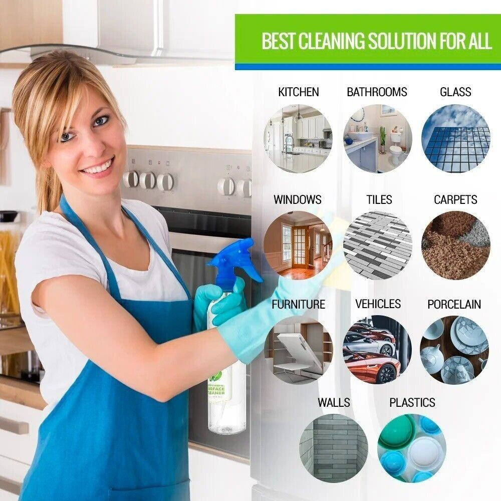 Simply Natural All-Purpose Antimicrobial Surface Cleaner, All Natural Non-Toxic
