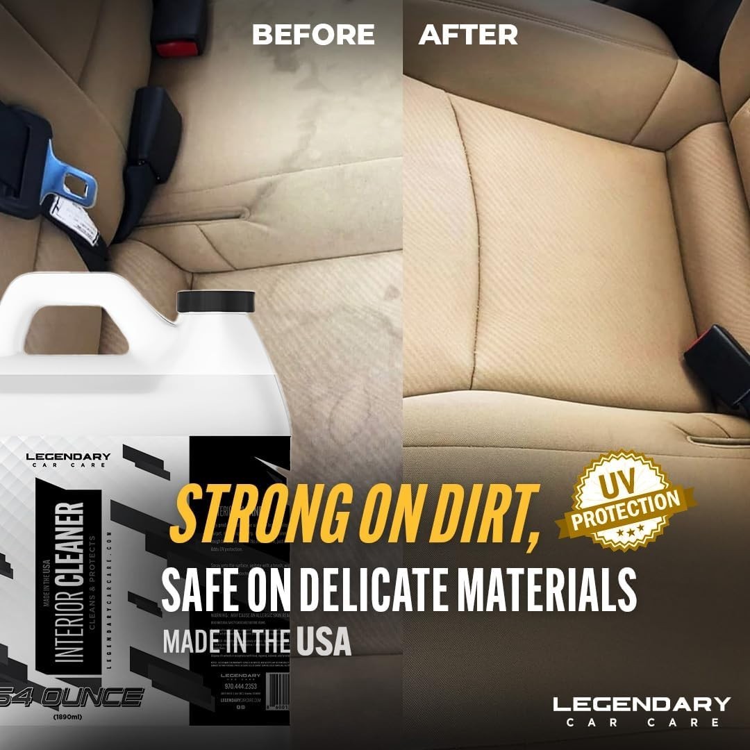Legendary Interior Cleaner 64oz Half Gal. – All Purpose Interior Detailer & C…