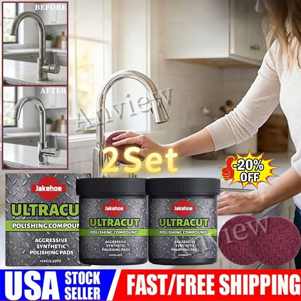 2Set Surface Restoration Polish With Pad, Ultracut Polishing Compound ~20% OFF