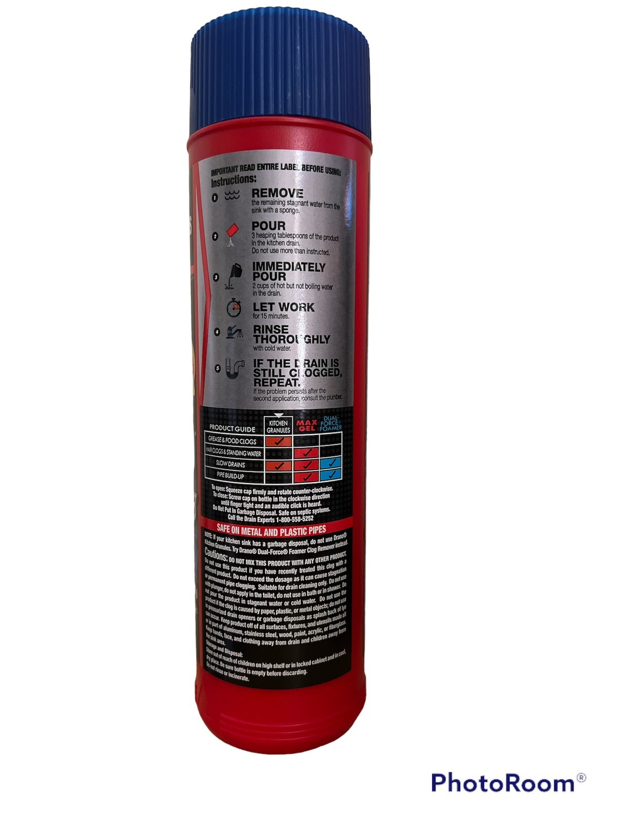 Drano Kitchen Crystals Clog Remover 17.6 oz