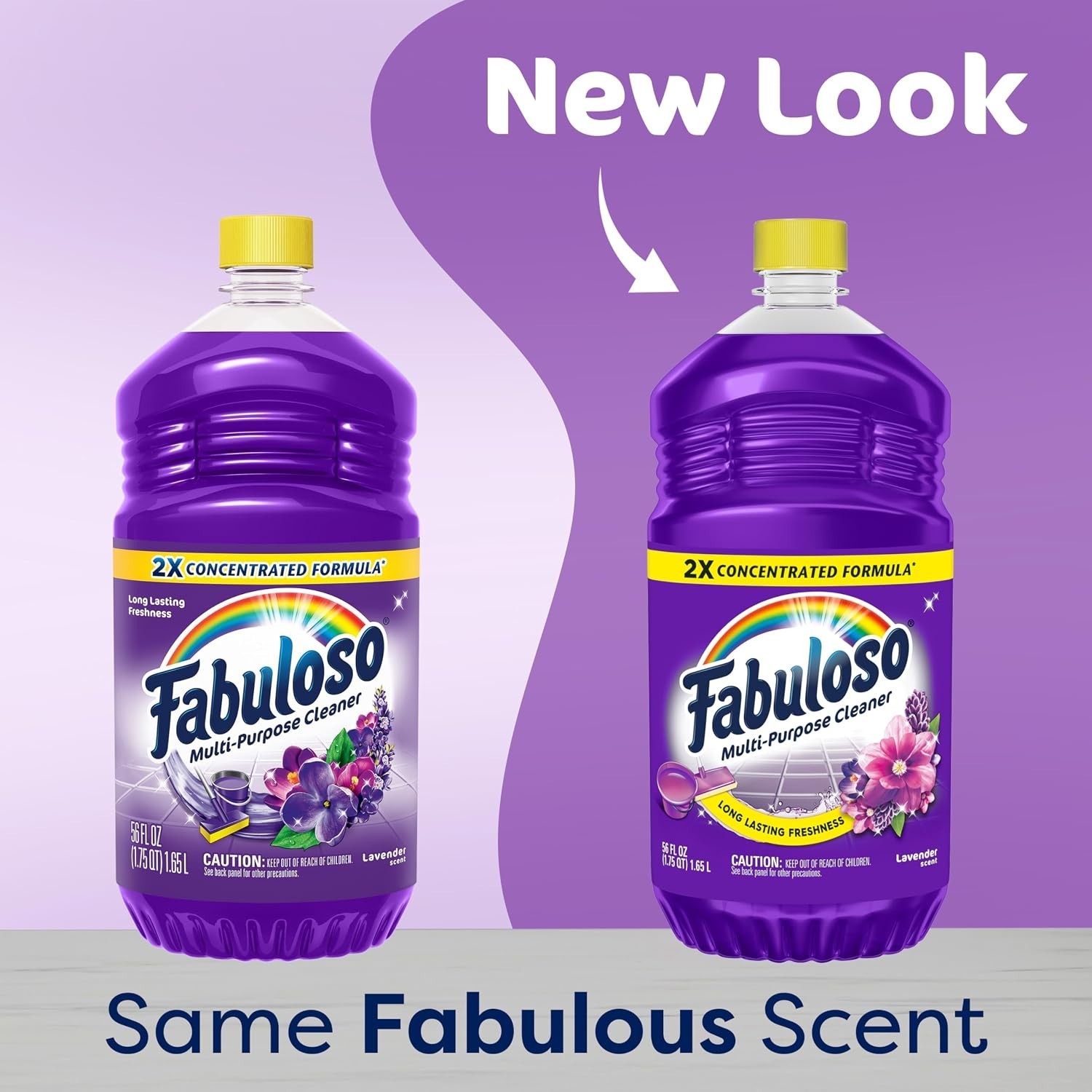 56 fl oz Lavender Scented No Rinse Multi-Purpose Cleaner | 2X Concentrated Power