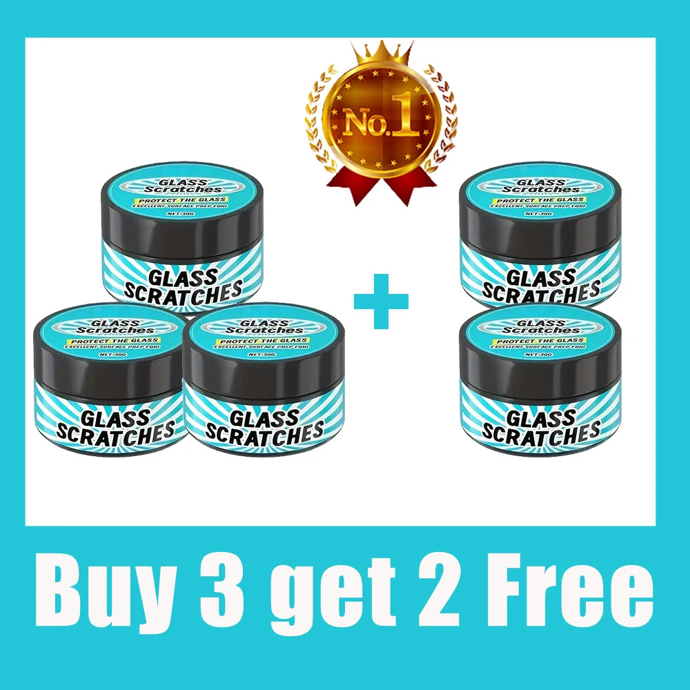 Glass Scratch Repair Paste – Universal for Repairing Scratches on Car Windows, B