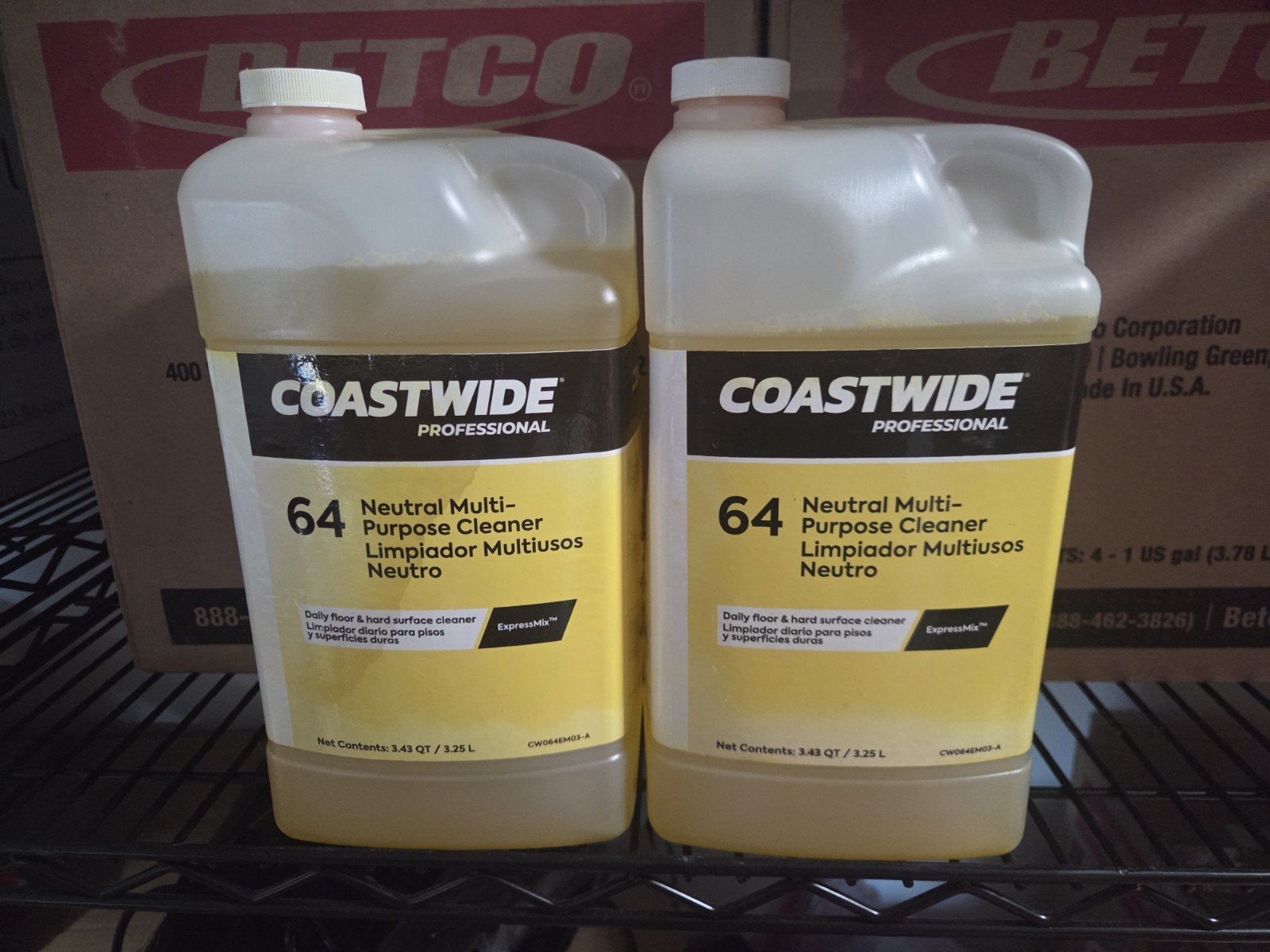 COASTWIDE (2 Pack) All Purpose Neutral Cleaner 6.5L Yellow