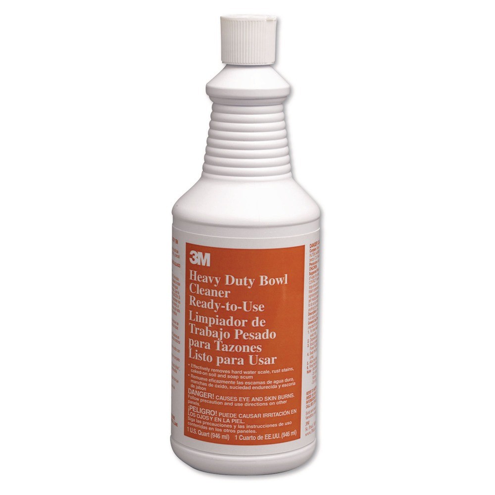 3M 34764 1 qt. Bottle Heavy-Duty Liquid Bowl Cleaner (12/Carton) New
