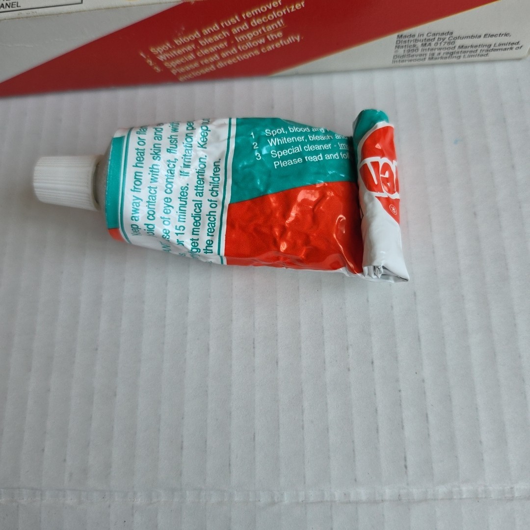 Vintage DiDi Seven Universal Cleaner Tube Canada 3.5 oz 1990 As Seen on TV READ