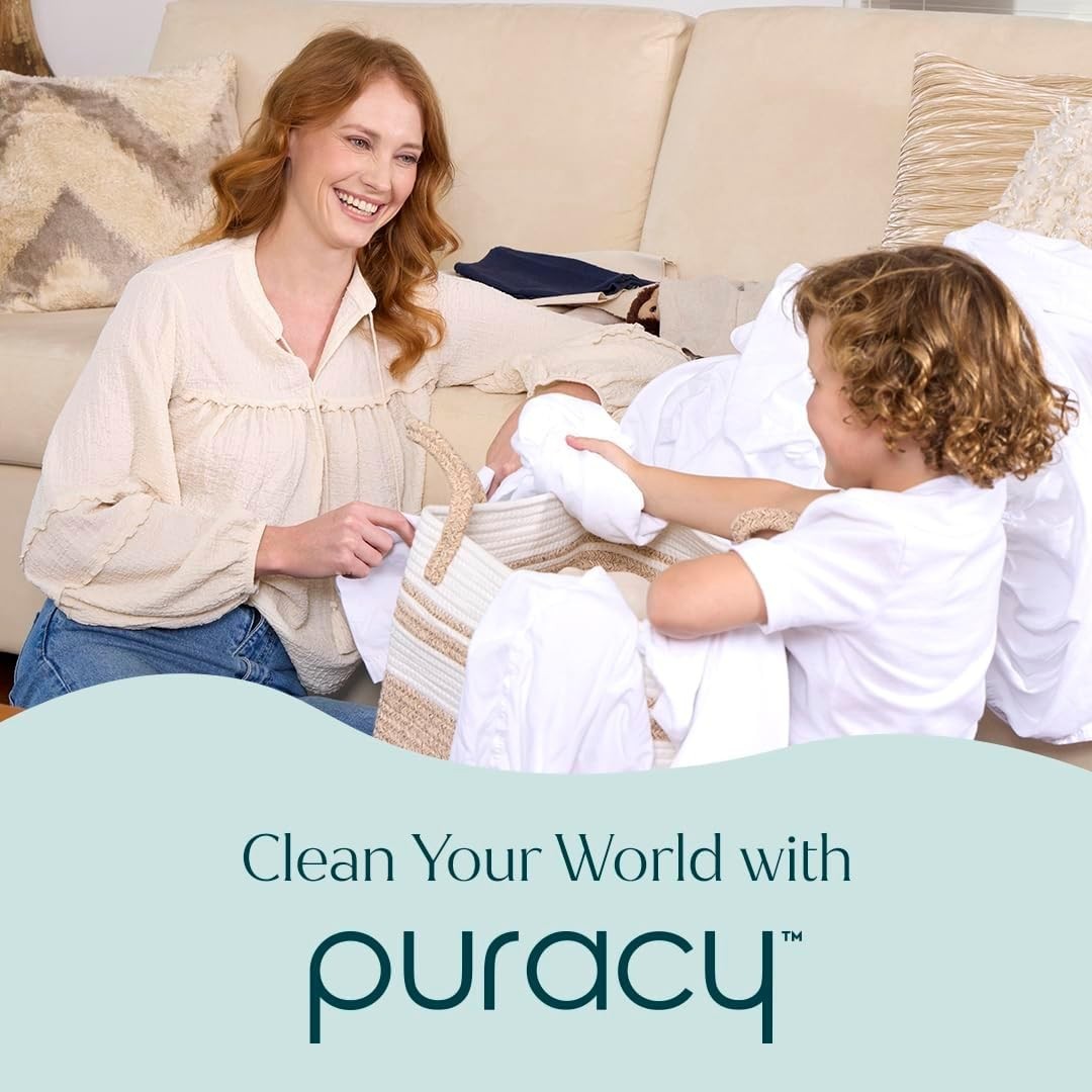 Puracy Stain Remover Spray, Natural Travel and Laundry Stain Cleaner 4oz, 2 PACK