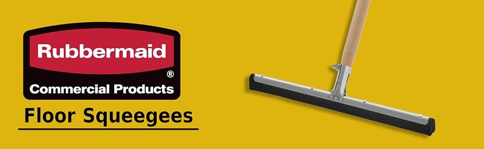 Commercial Standard Floor Squeegee, 18-inch Dual Moss, Black, FG9C2600BLA