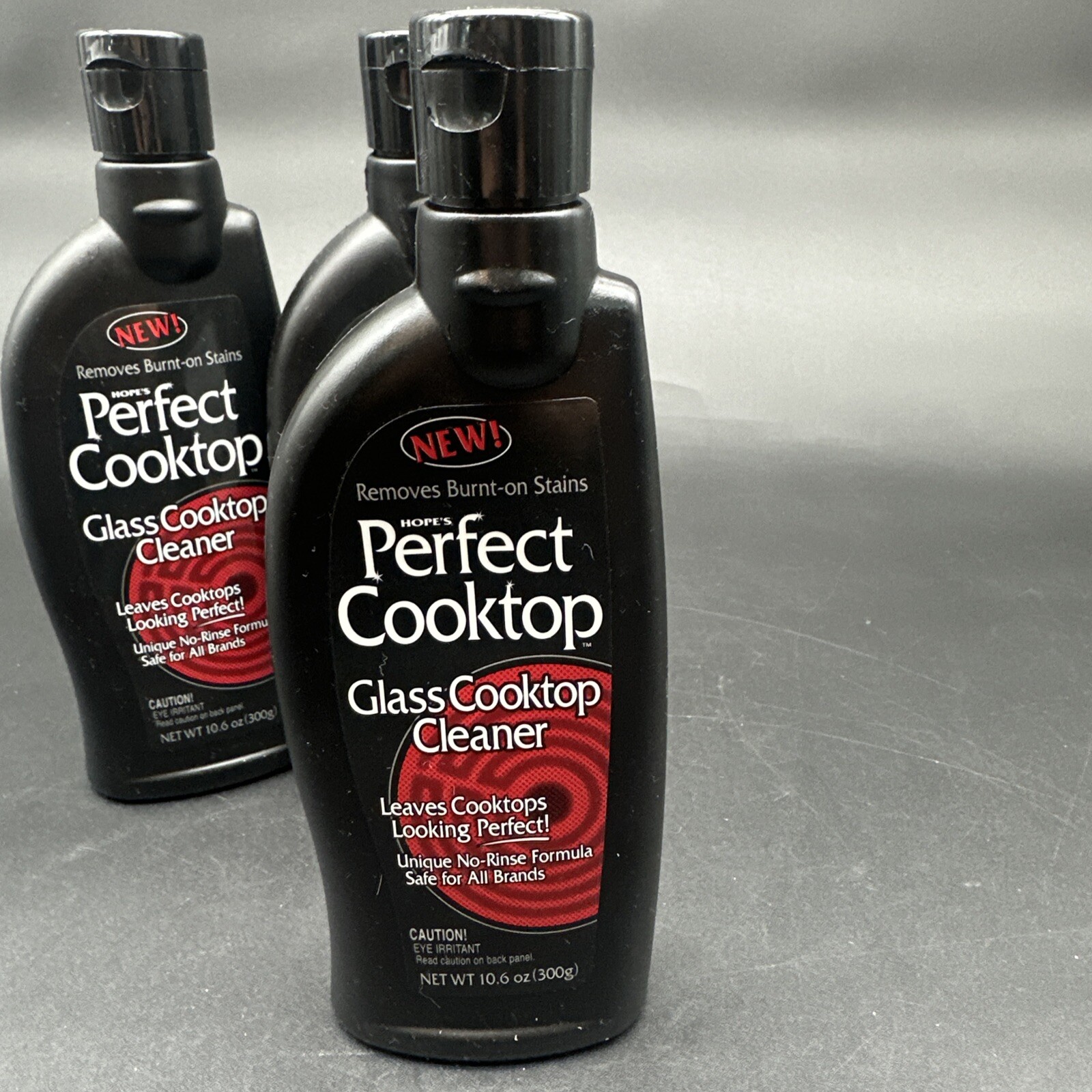 (3)HOPE’S PERFECT GLASS CERAMIC COOKTOP Smoothtop Ranges Gentle No-Rinse CLEANER