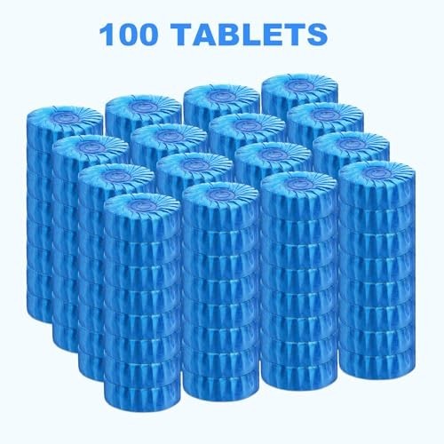 100 Pack Toilet Bowl Cleaner Tablets, Long-Lasting Bathroom Toilet Tank Cleaner.
