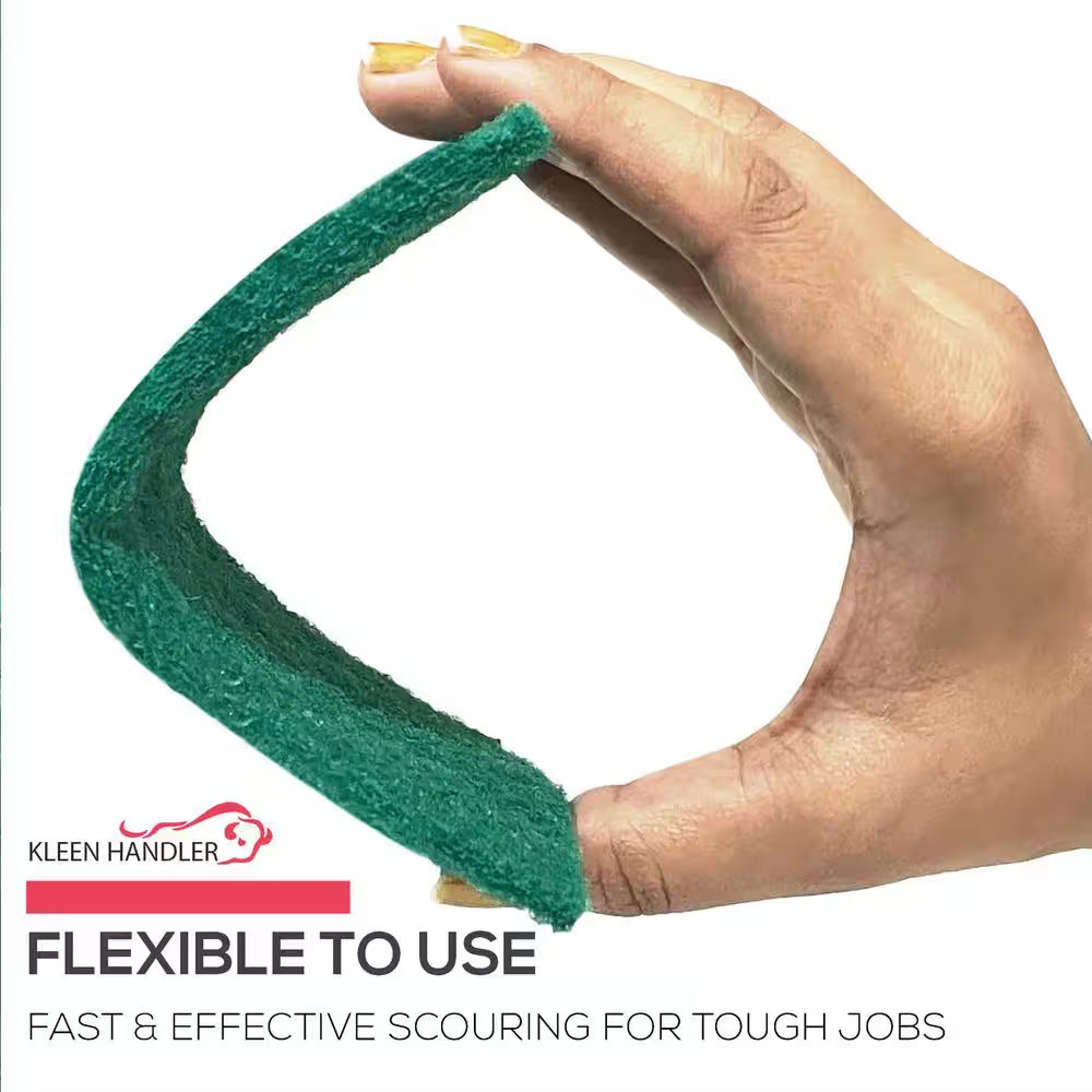 4 In. X 6 In. Scrubbing Pad Green, (40-Pack)
