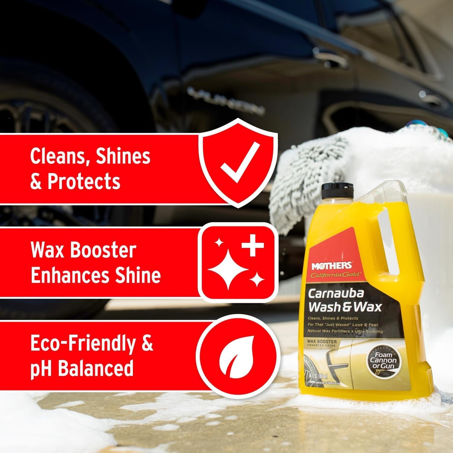 Armor All Ultra Shine Car Wash and Car Wax by Armor All, Cleaning Fluid for Cars