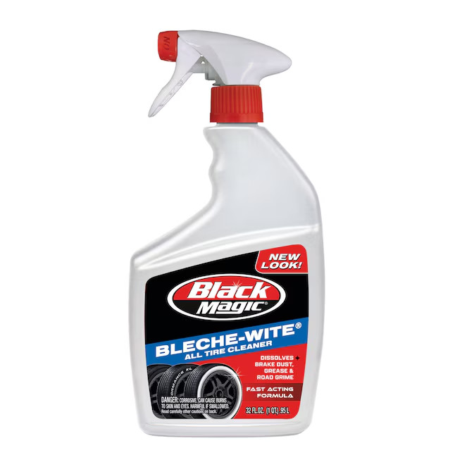 Black Magic Bleche Wite Tire Cleaner 32 -fl oz Spray Car Exterior Cleaner
