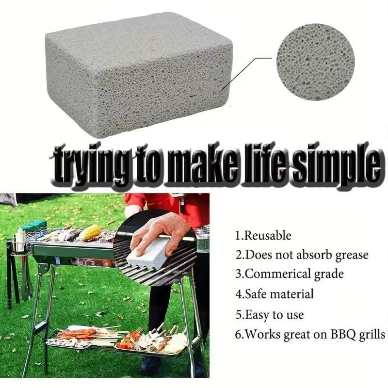 Reusable Pumice Cleaning Brick Stone For Grills Sinks Pots Pans Kitchen Area