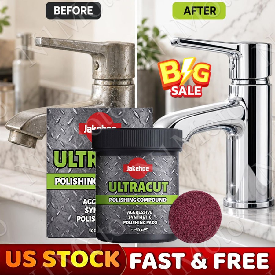 Surface Restoration Polish With Pad, Ultracut Polishing Compound 150g New