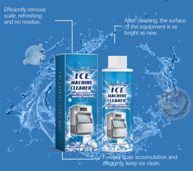 USA Ice Machine Cleaner Descaler Bottle Ice Clean Scale 100ml