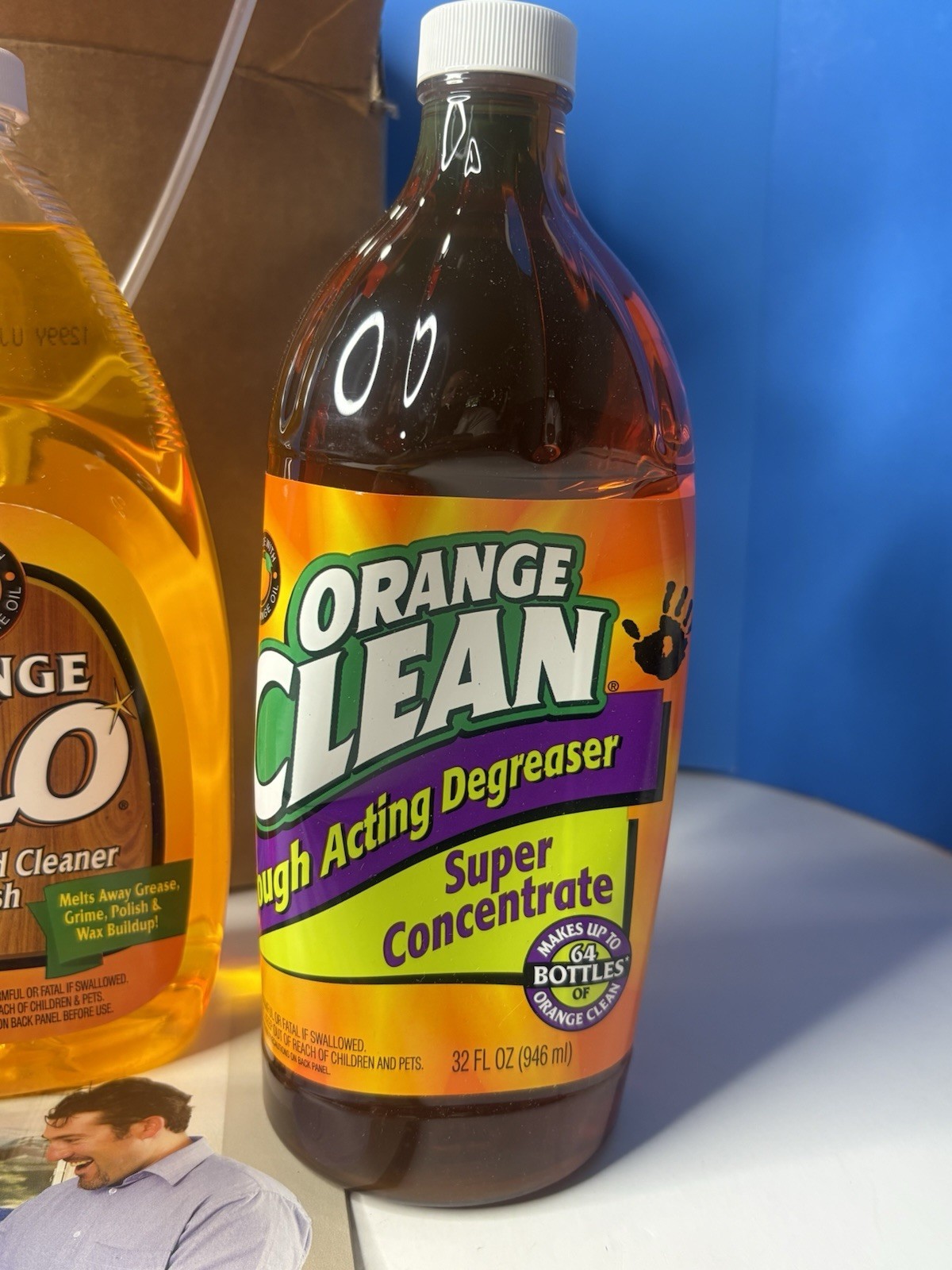 ORANGE GLO Cleaning 3pc Kit Orange Clean Degreaser Cleaner Concentrate Polish