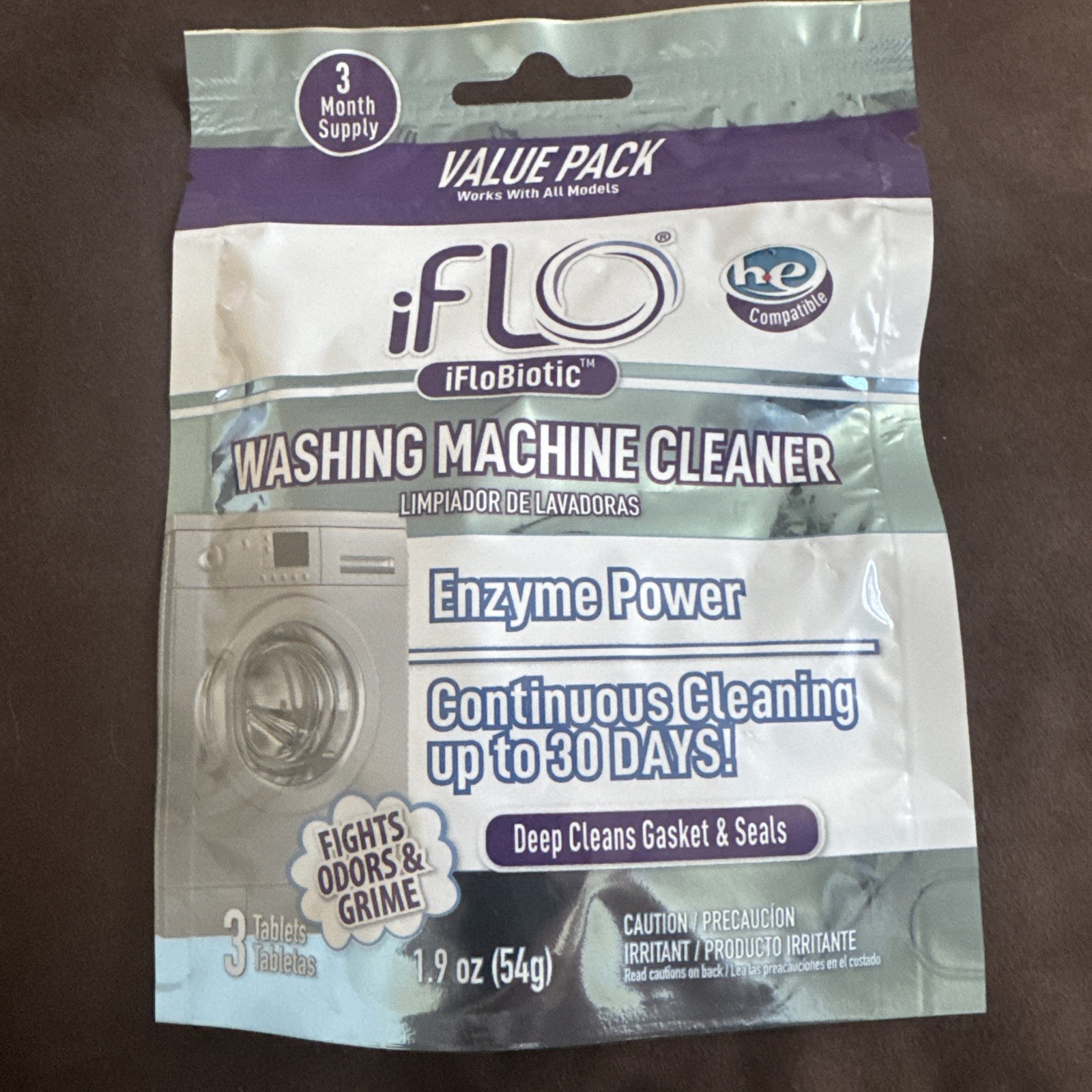 iFLO Washing Machine Cleaner Tablets – Powerful Washer Machine Cleaning and De