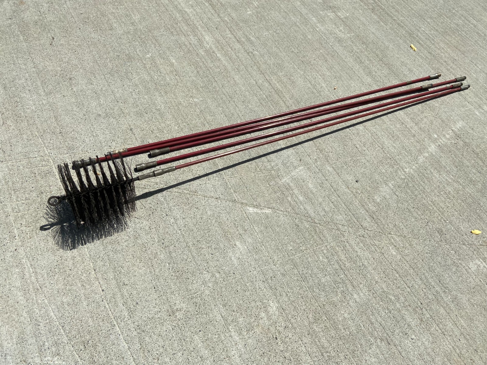 Stove Pipe Brush, 20 Feet Long with 7 Inch Brush, for 7 inch Diameter Pipe