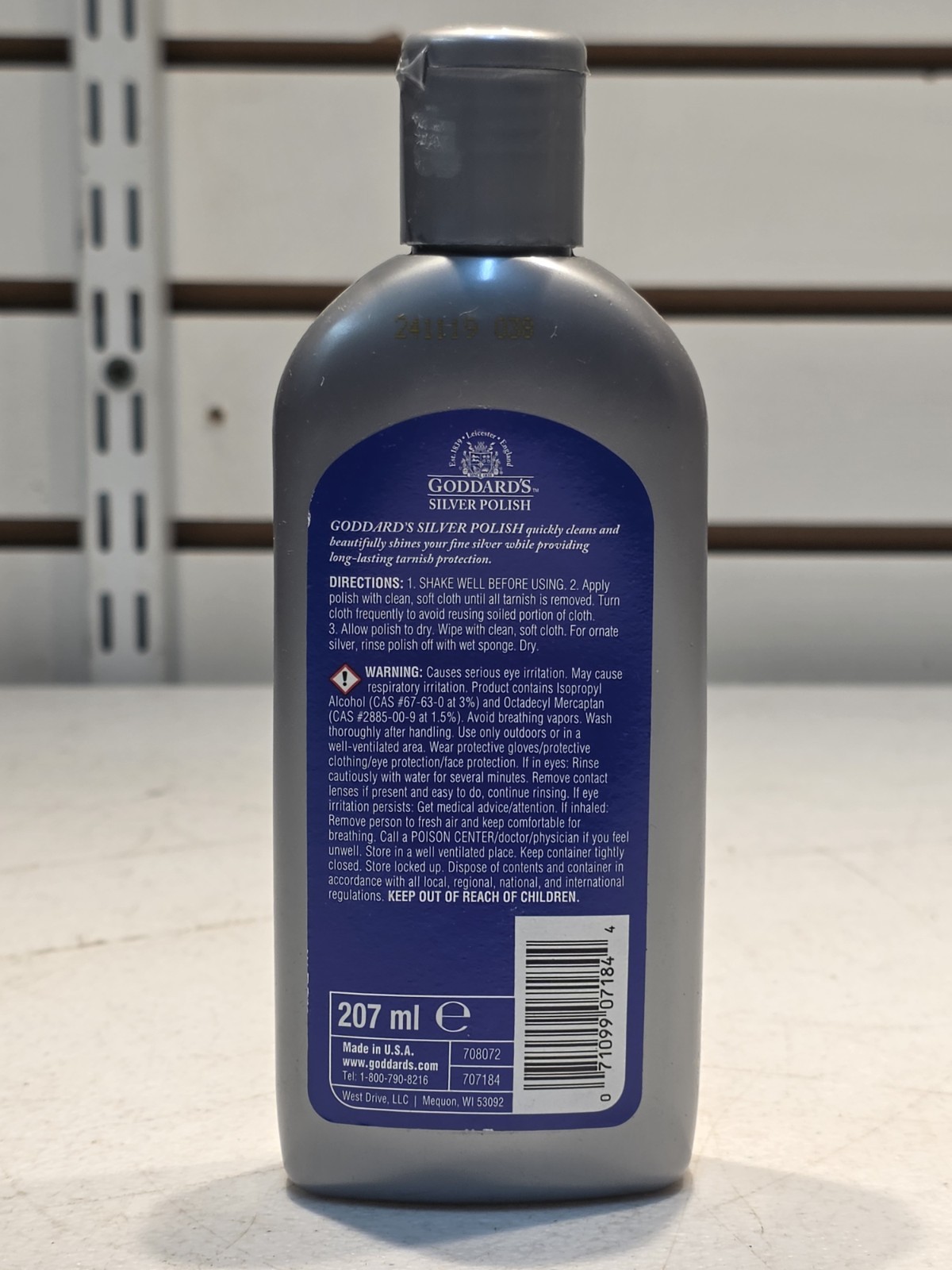 Goddard’s Silver Polish Cleaner for Sterling Silver 7 oz