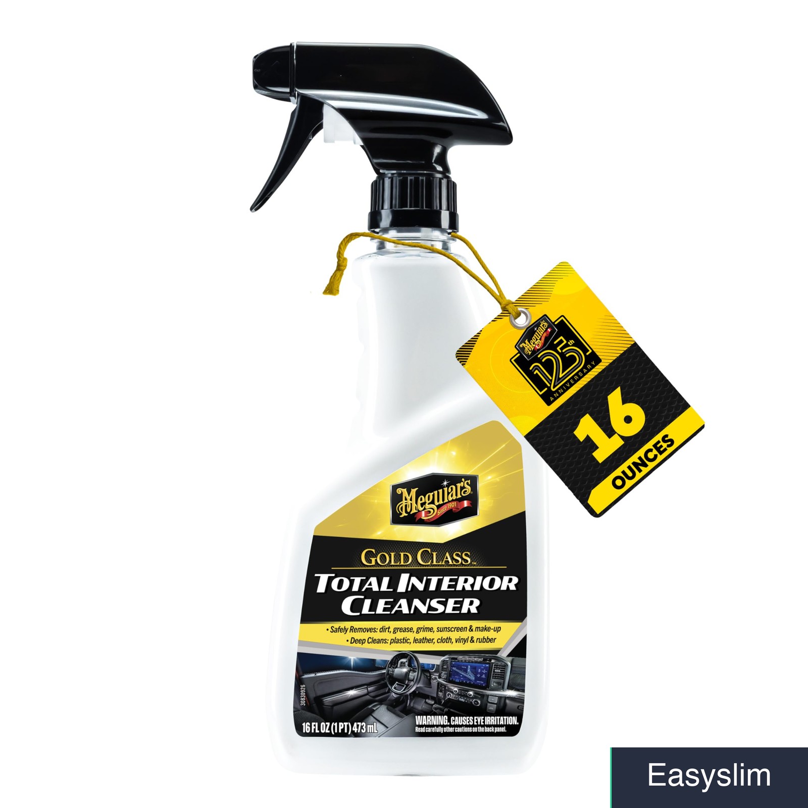 Car Interior Cleanser 24 Fl Oz Multi-Surface Plastic Leather Vinyl Rubber
