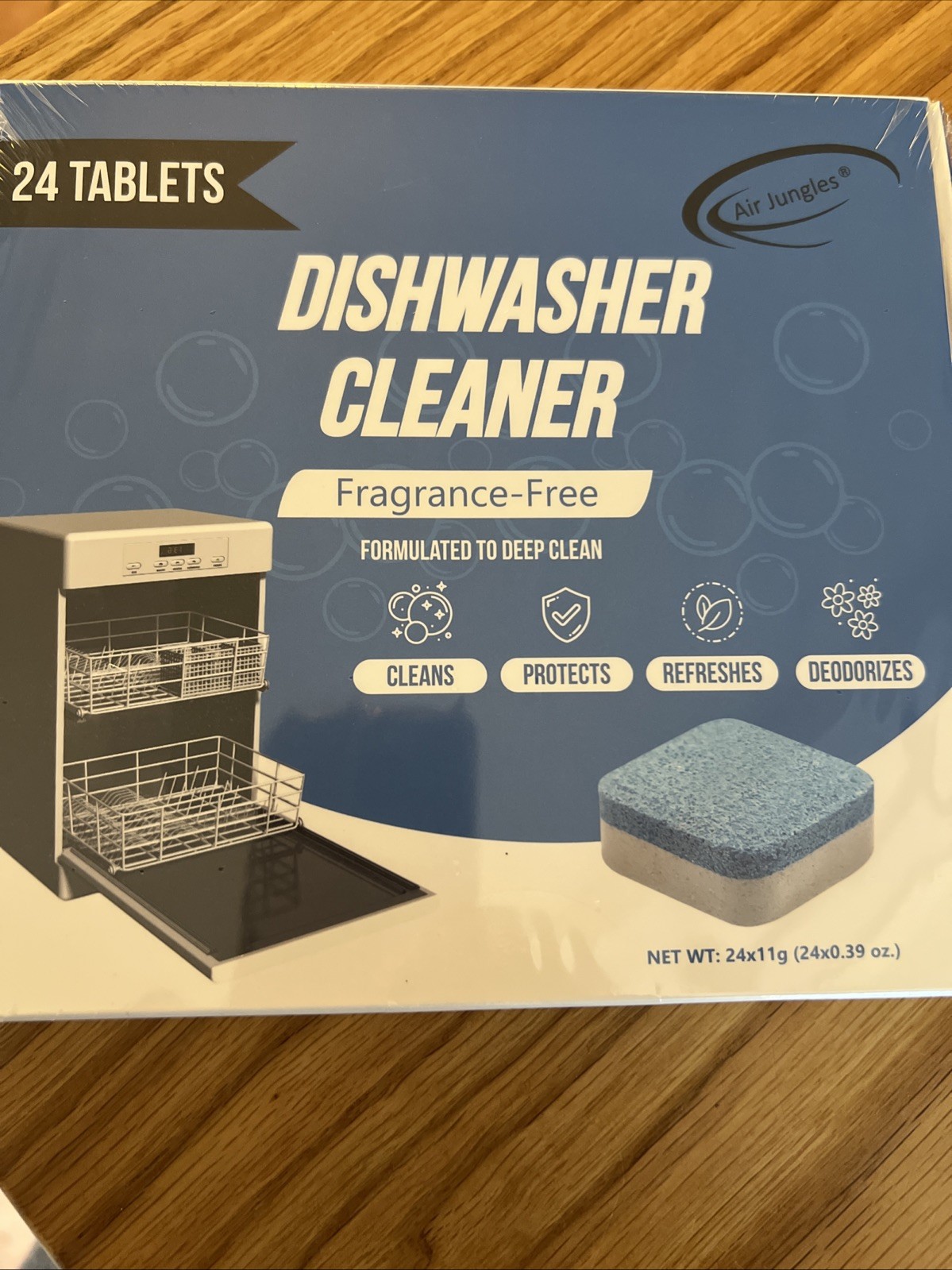 48ct Dishwasher Cleaner Fragrance-Free Deep Clean Tablets / New 2 packs of 24ct