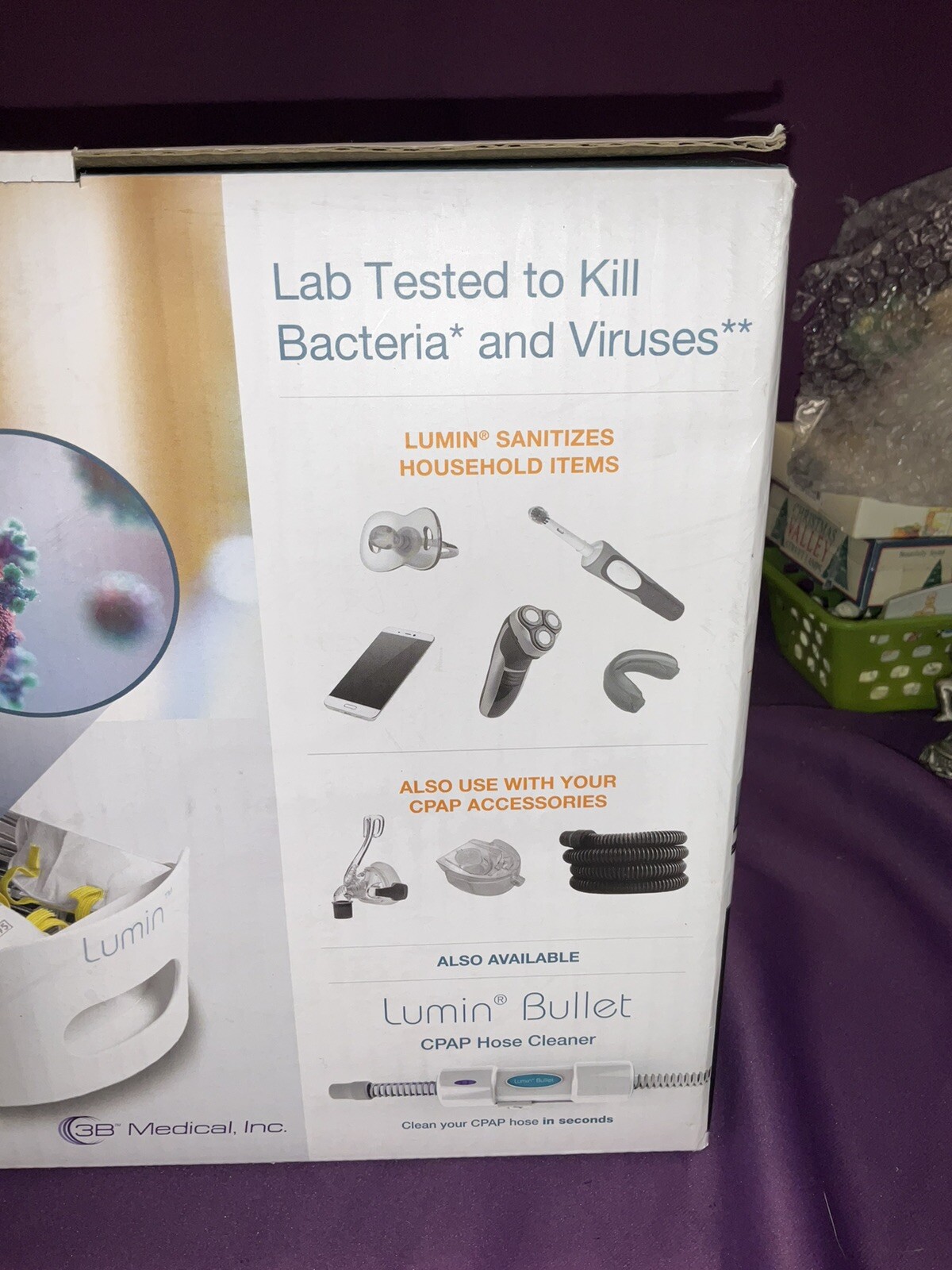 Lumin LM3000 UV Multi Purpose Sanitizer Cleaner New In Box