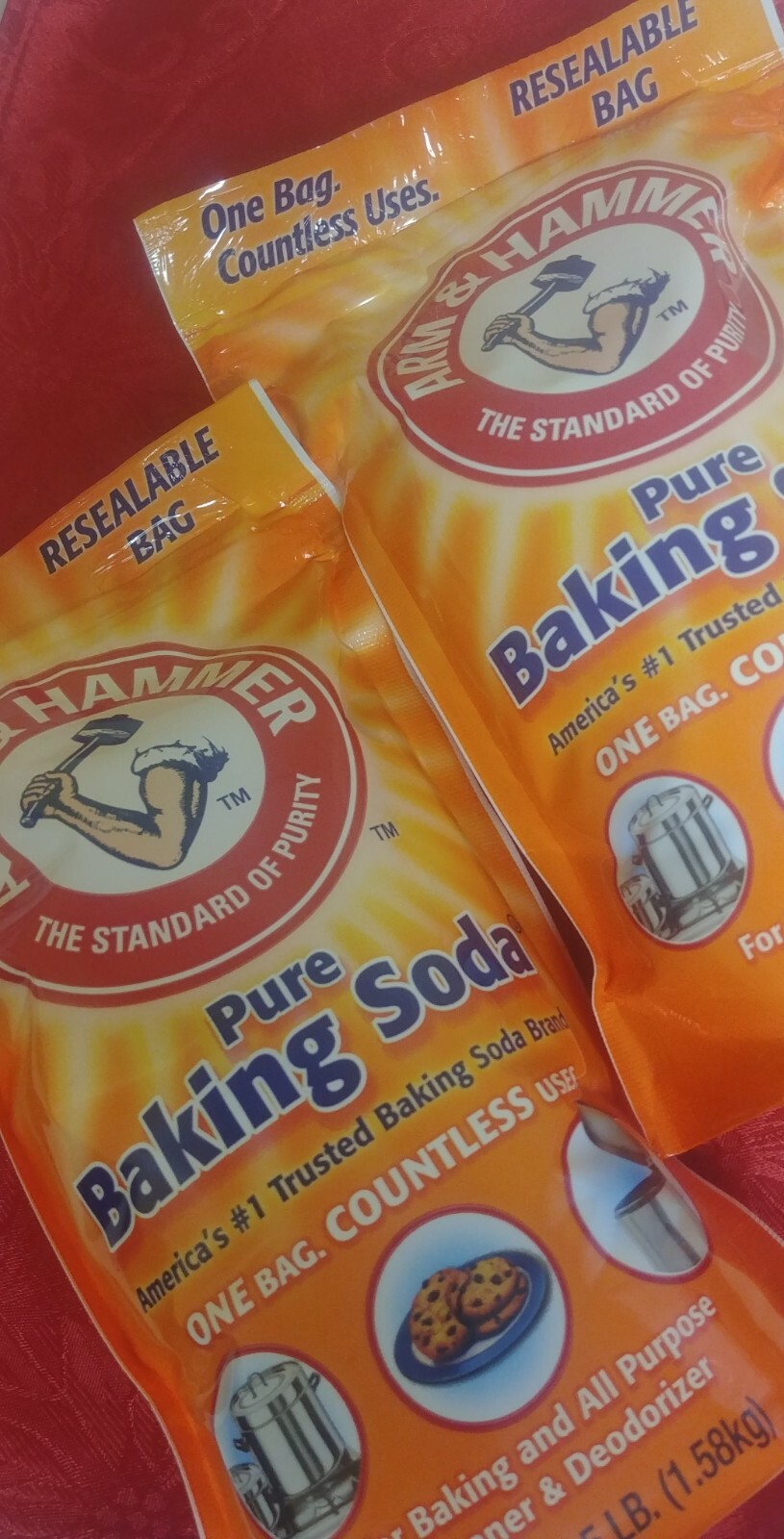 Arm & Hammer Pure Baking Soda, 3.5 lb (2 pack)