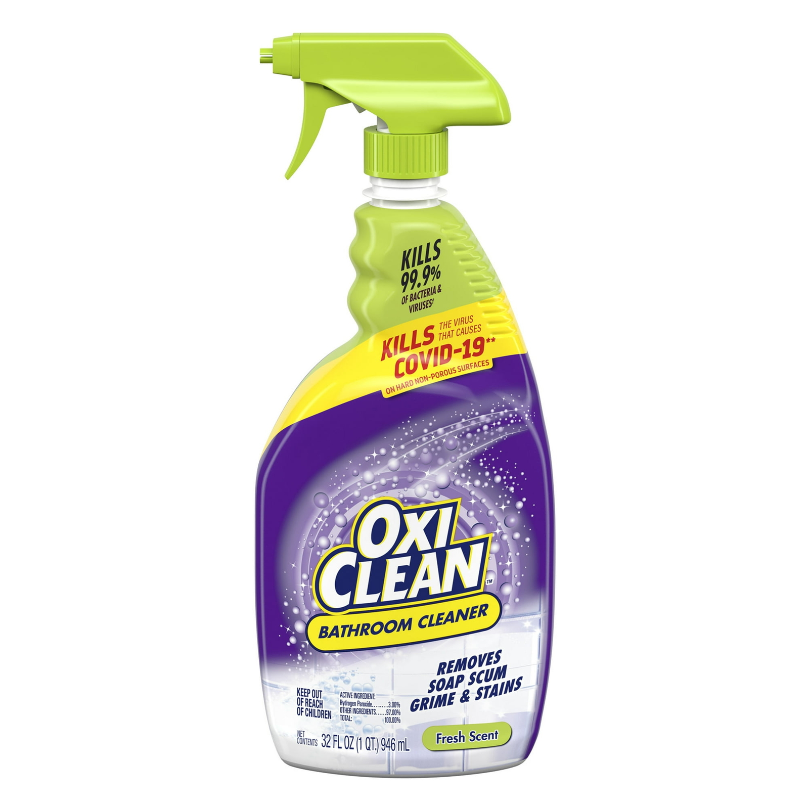OxiClean Bathroom Cleaner Fresh Scent, 32 Fl. Oz