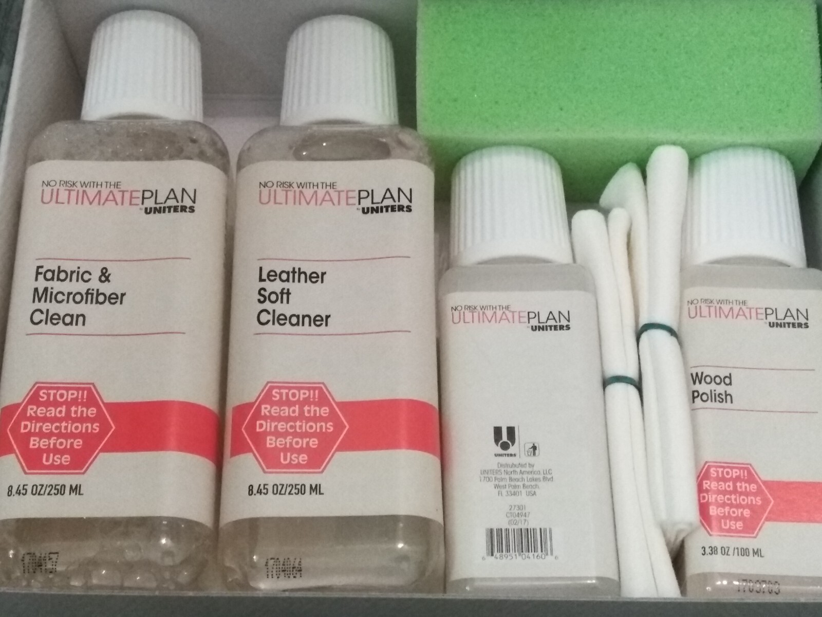 ULTIMATE PLAN Furniture CLEANING KIT Leather Wood Fabric, Uniters